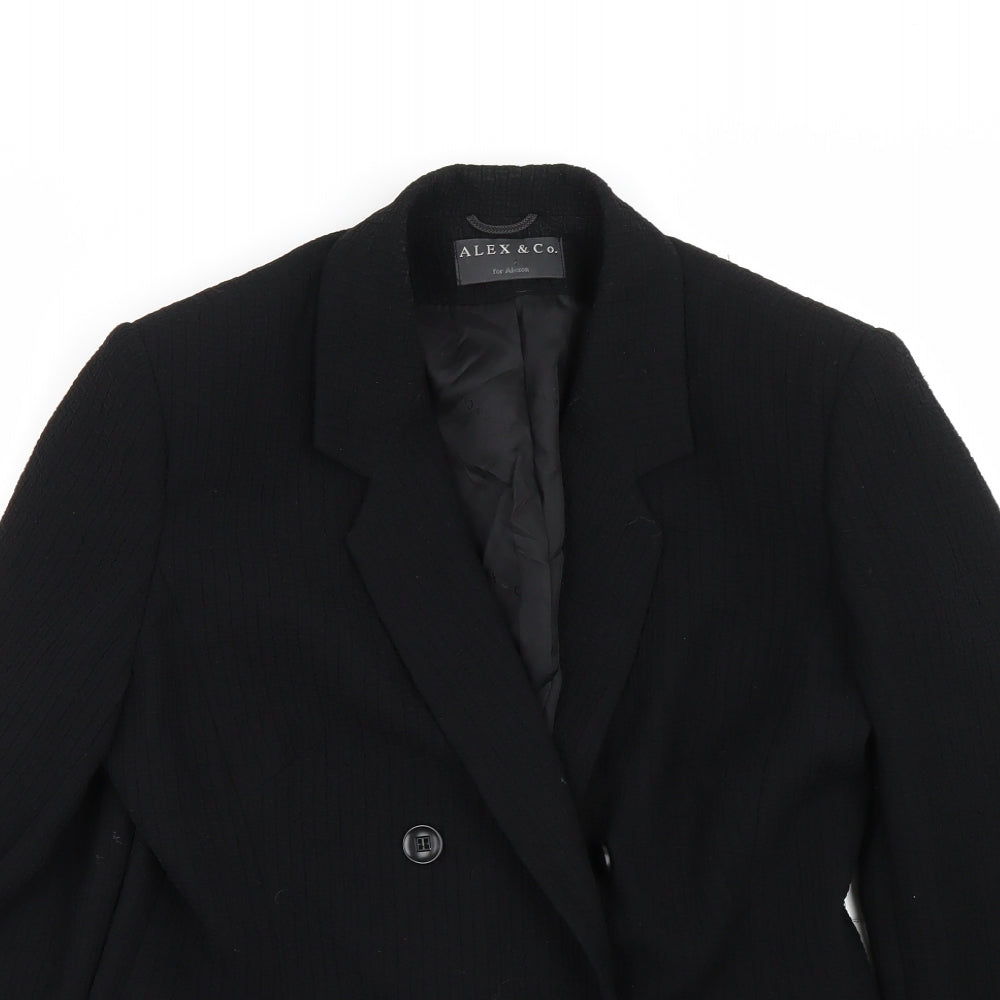 Alex& co Womens Black   Jacket Suit Size 12