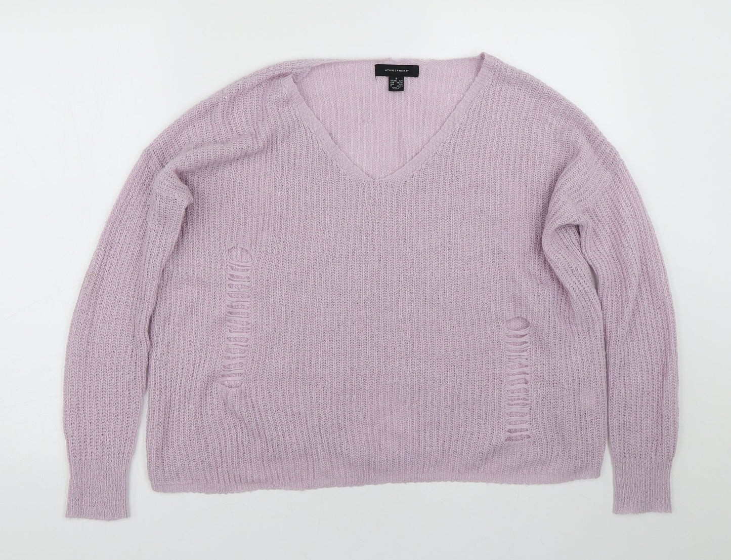 Atmosphere Womens Purple   Pullover Jumper Size S