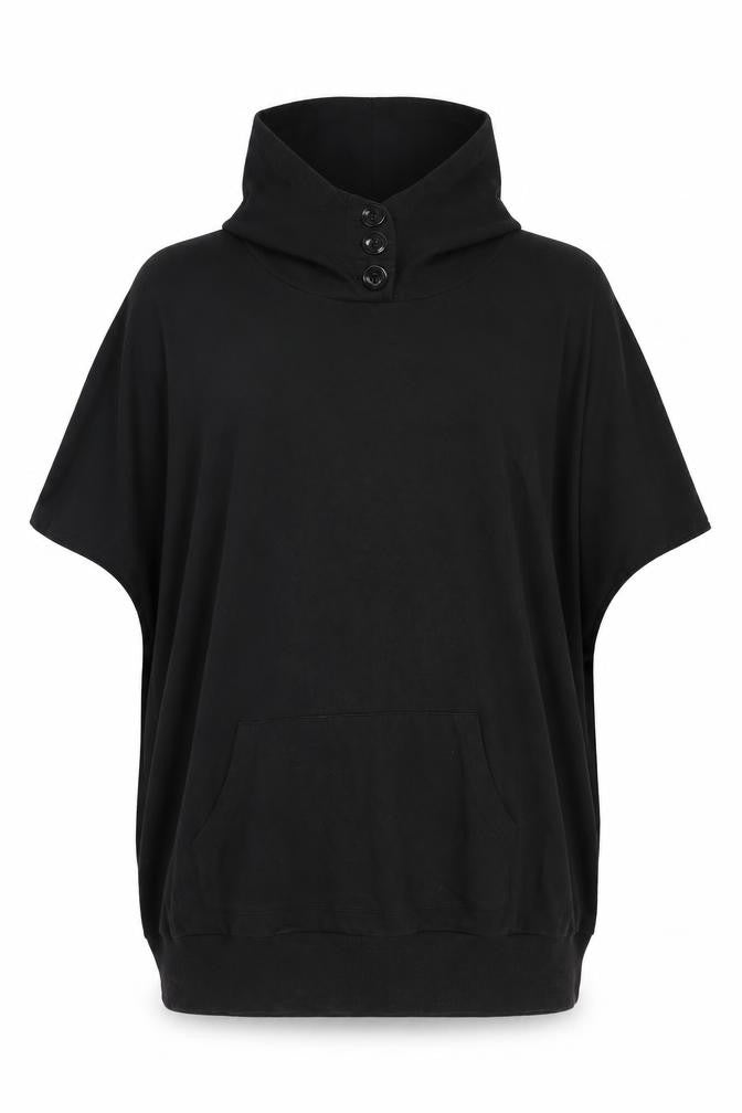 Denim co Womens Black   Pullover Sweatshirt Size 16