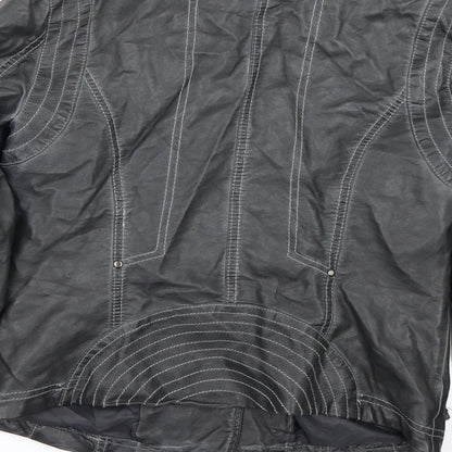Denim co Womens Black   Jacket Coat Size 12