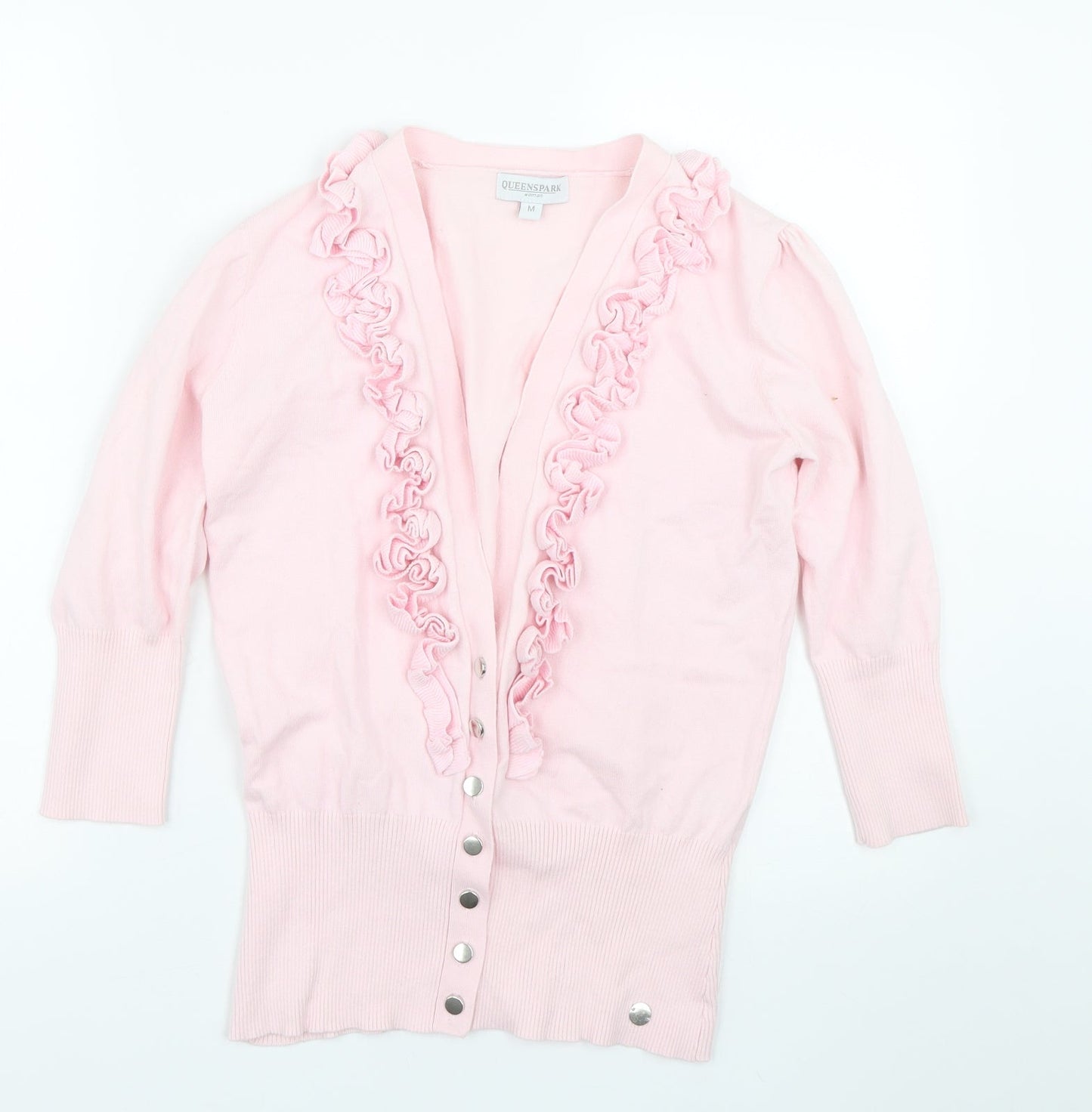 Queenspark Womens Pink   Cardigan Jumper Size M