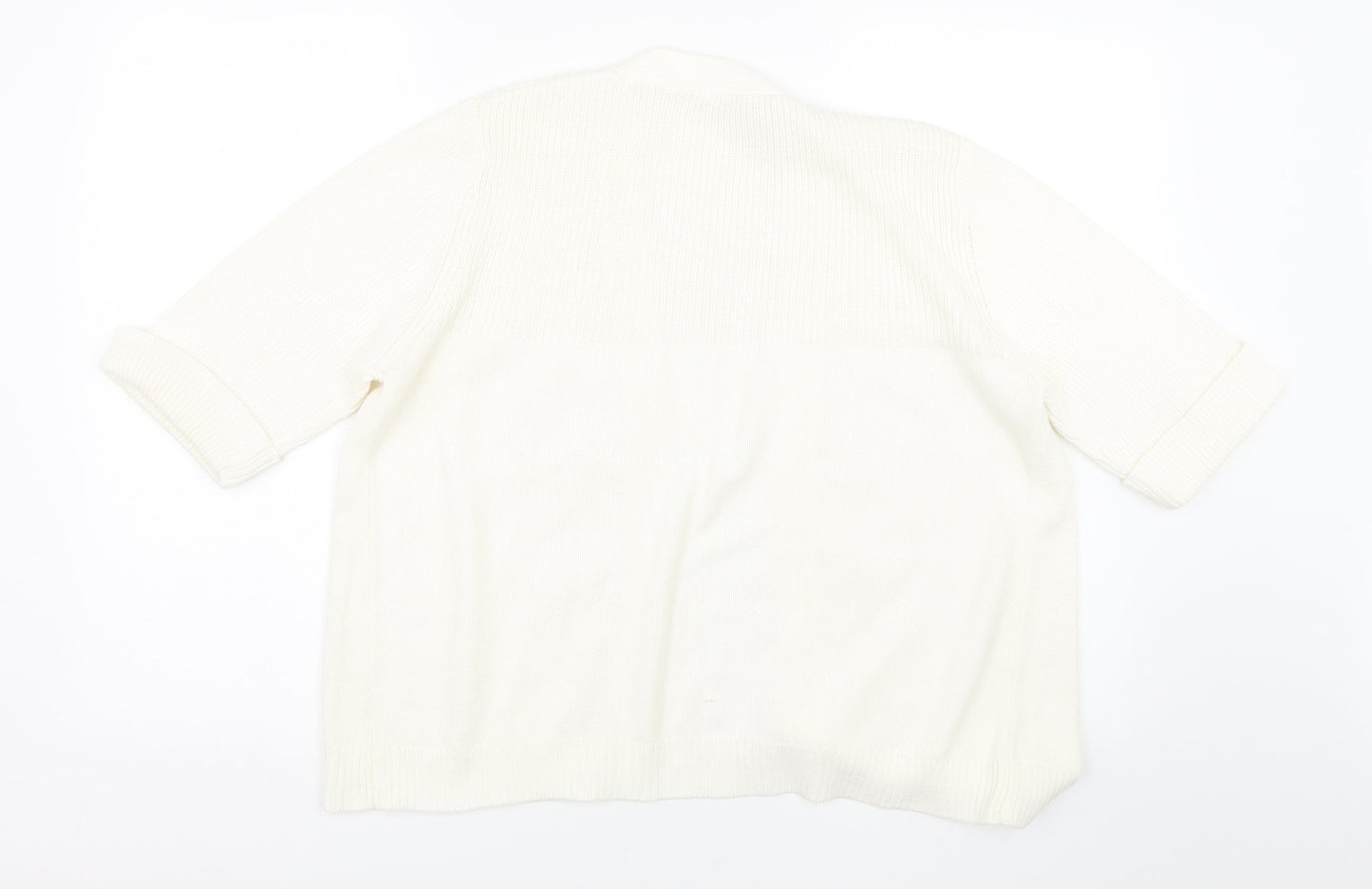 Authetic 1928 Womens White   Cardigan Jumper Size M