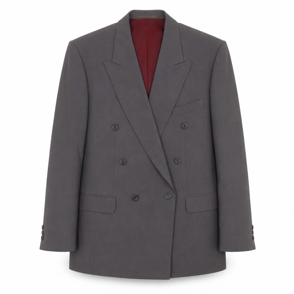 A.W French Mens Grey   Jacket Suit Jacket Size 44