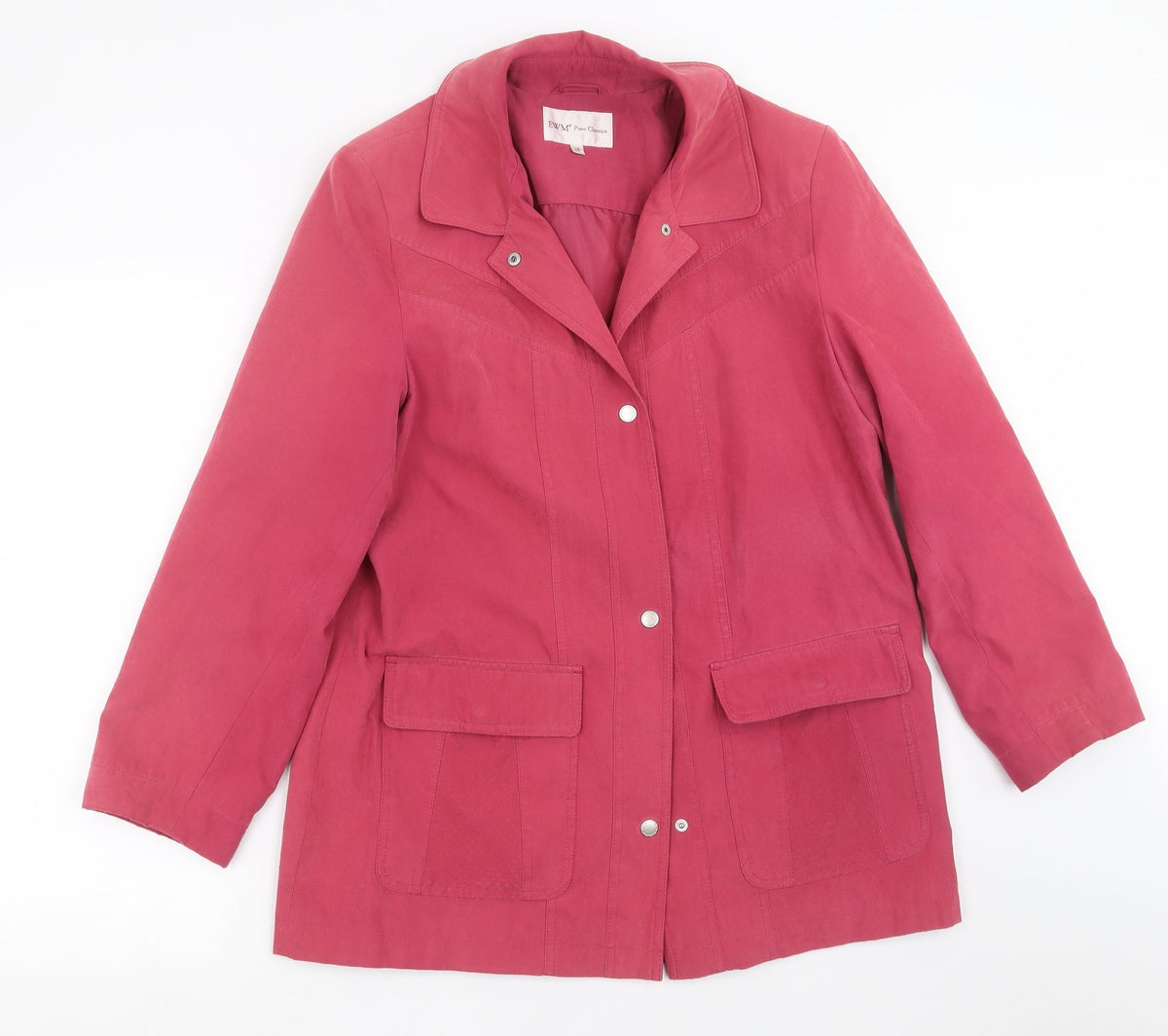 EWM Womens Pink   Jacket Coat Size 12
