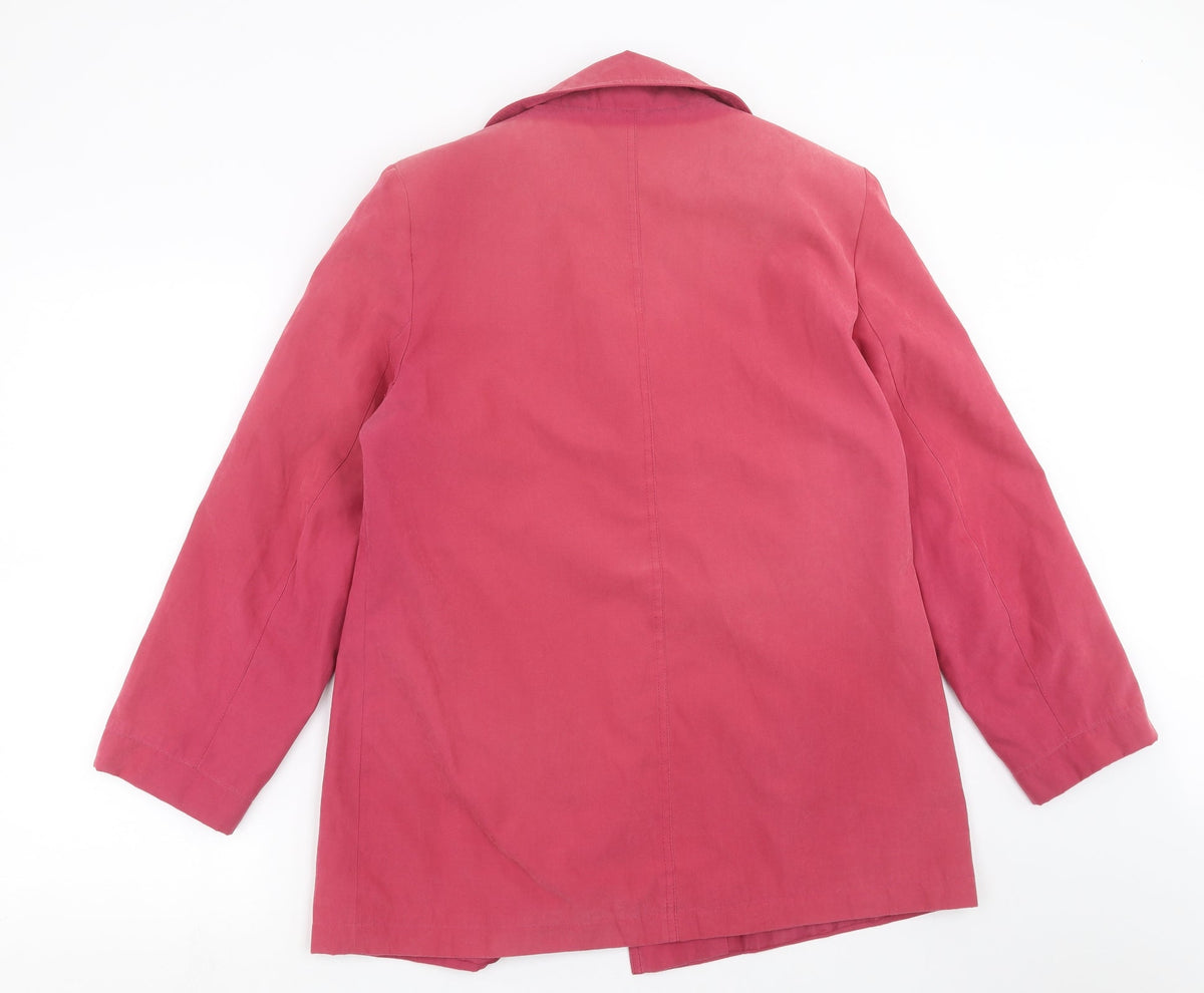 EWM Womens Pink   Jacket Coat Size 12
