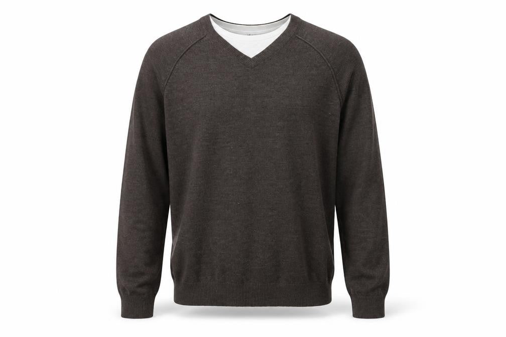 UrbanSpirit Mens Brown  Knit Pullover Jumper Size L