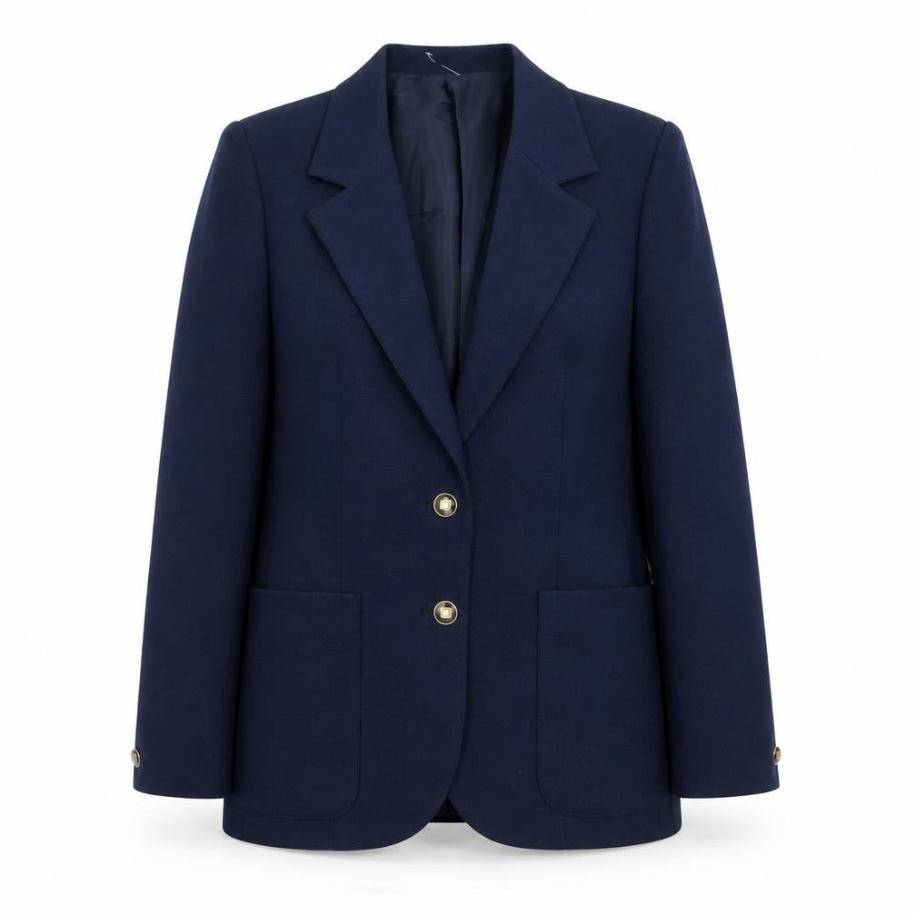 Preworn Womens Blue   Jacket Suit Jacket Size 12