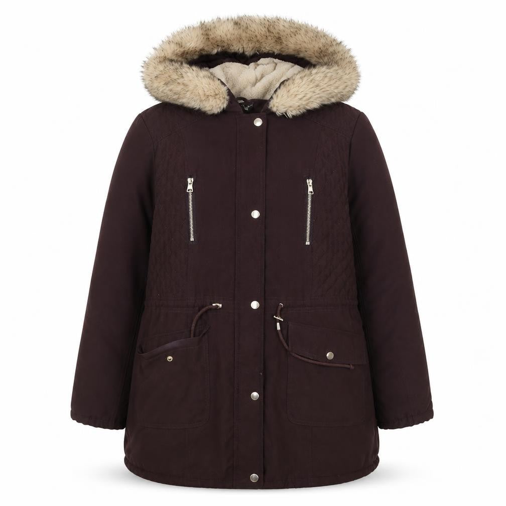 Bonmarché Womens Purple Rain Coat Coat Size 12