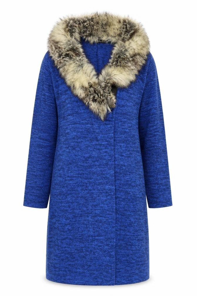 Moda Womens Blue   Cardigan Jumper Size S