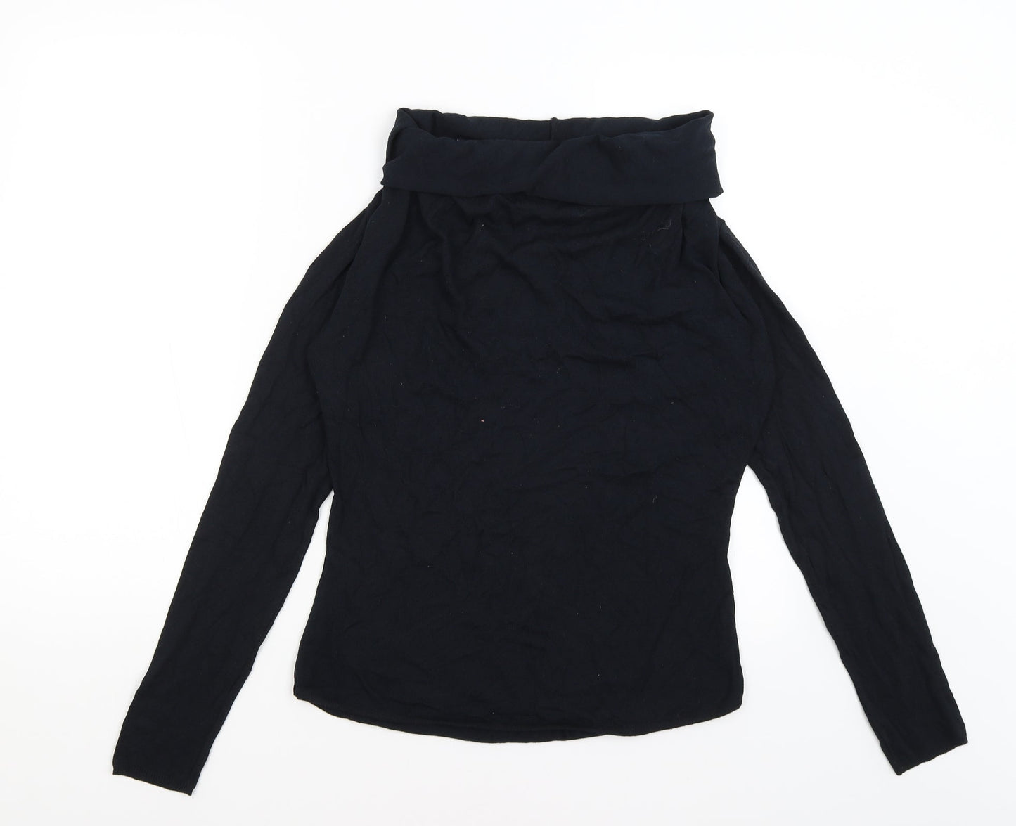 Villa Das Malhas Womens Black   Basic T-Shirt Size M
