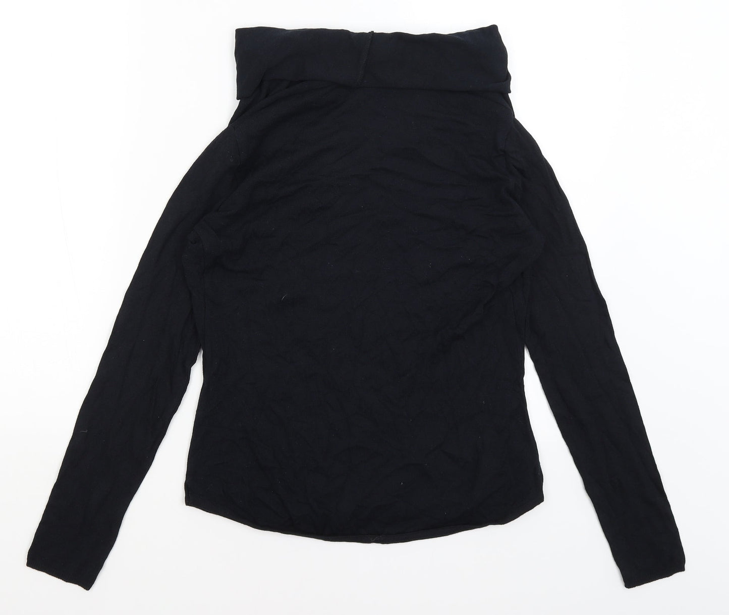 Villa Das Malhas Womens Black   Basic T-Shirt Size M
