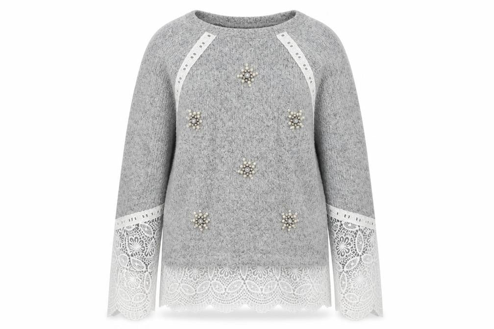 Darccy London Womens Grey   Pullover Jumper Size XS