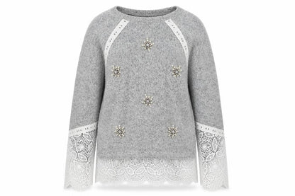 Darccy London Womens Grey   Pullover Jumper Size XS
