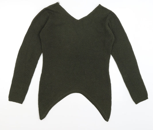 Select Womens Green   Pullover Jumper Size 10