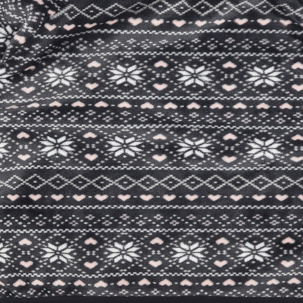 New Look Womens Black Geometric  Pullover Jumper Size 12
