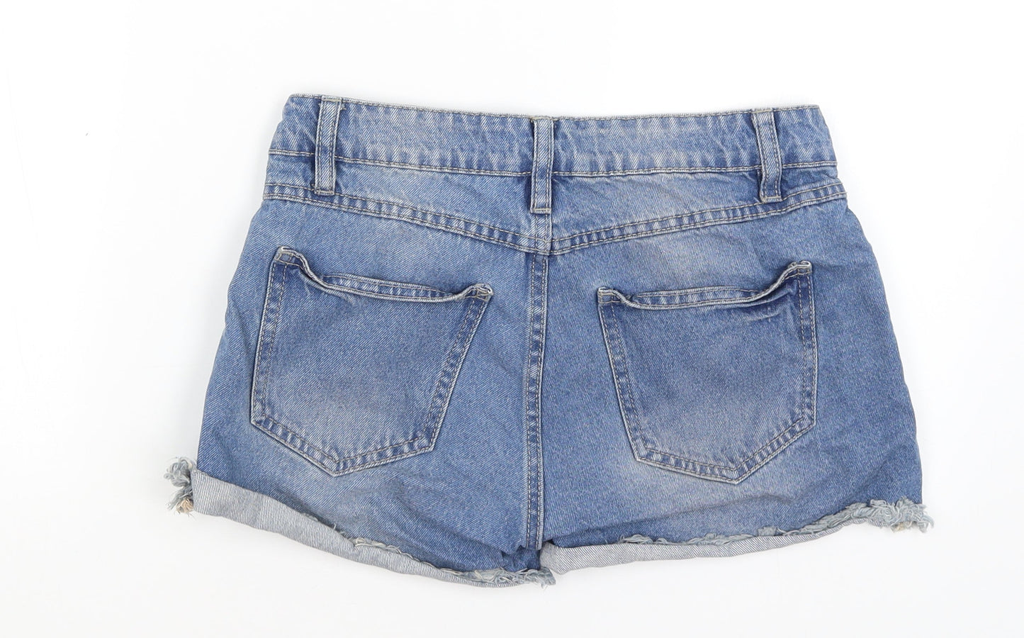 Tutti Frutti Womens Blue   Hot Pants Shorts Size 8