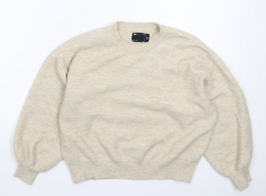 ASOS Womens Beige  Knit Pullover Jumper Size 8