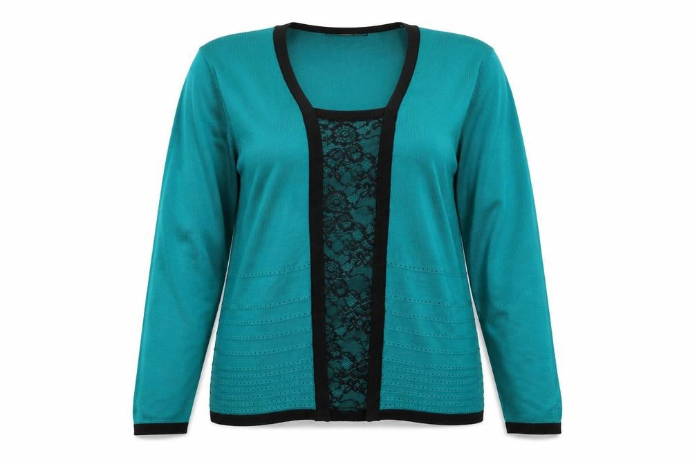 Bonmarché Womens Green Knit Pullover Jumper Size M