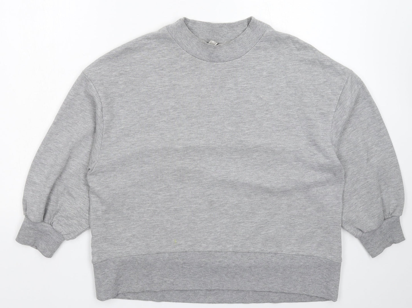 ASOS Womens Grey   Pullover Sweatshirt Size 10  - Oversized