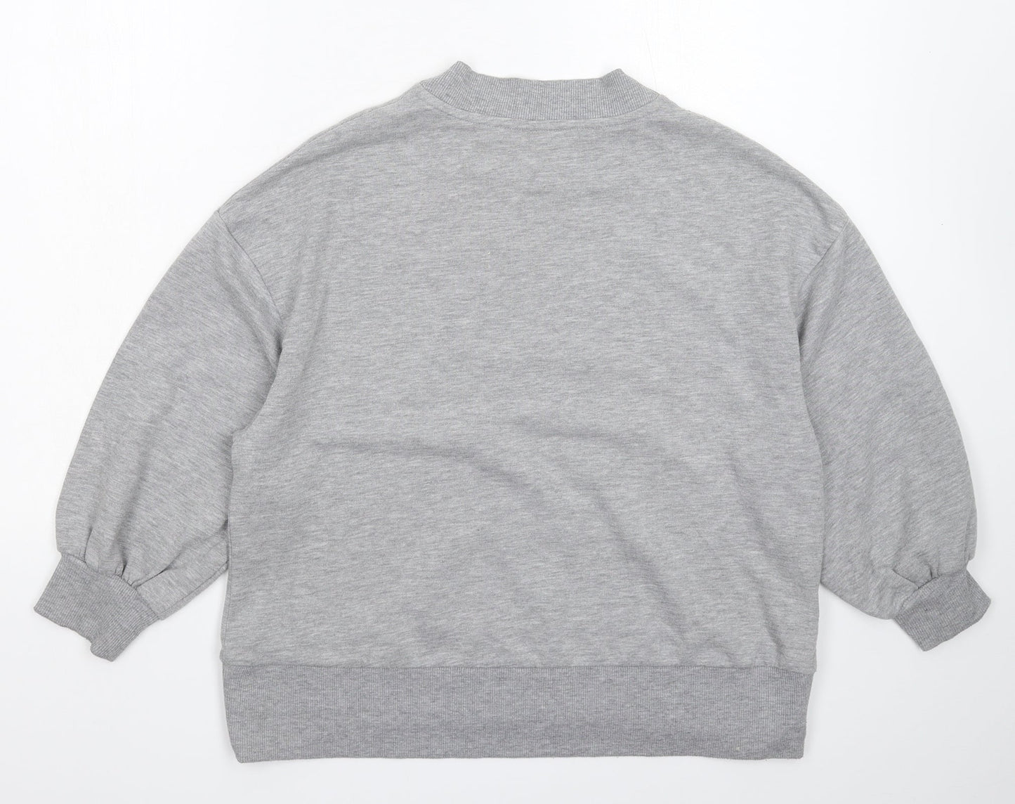ASOS Womens Grey   Pullover Sweatshirt Size 10  - Oversized