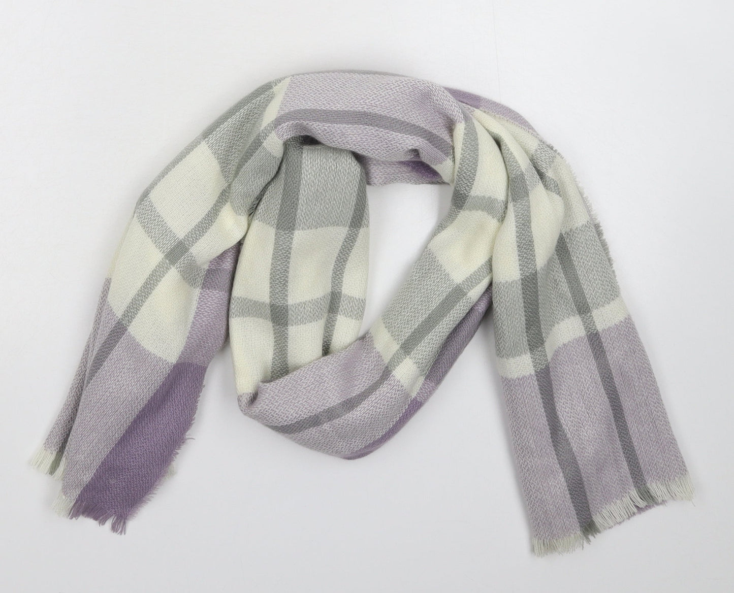 Preworn Womens Multicoloured Check   Scarf