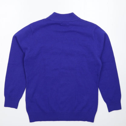 Paramour Womens Blue  Knit Pullover Jumper Size L