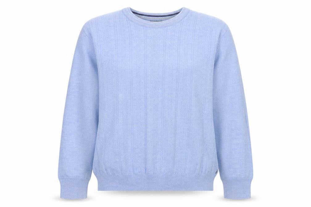 Wolsey Womens Blue  Knit Pullover Jumper Size L