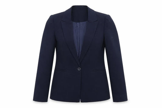 Papaya Womens Blue   Jacket Suit Jacket Size 12