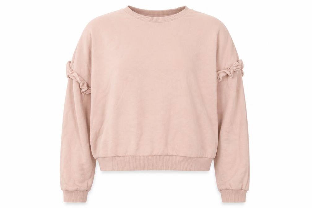Urban Classics Womens Pink   Pullover Sweatshirt Size M