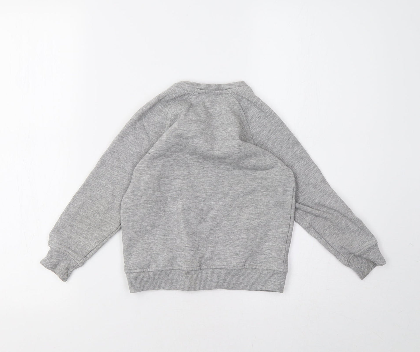 neon sheep Girls Grey   Pullover Sweatshirt Size 5-6 Years