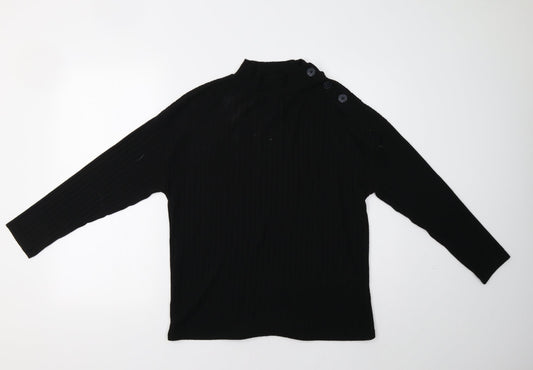 Sainsburys Womens Black   Pullover Sweatshirt Size 12