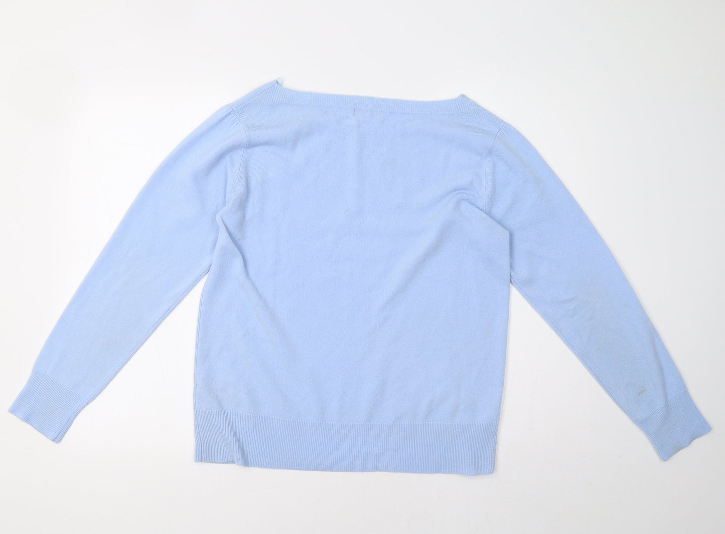 M&Co Womens Blue   Pullover Sweatshirt Size 16