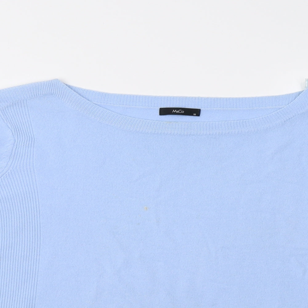 M&Co Womens Blue   Pullover Sweatshirt Size 16