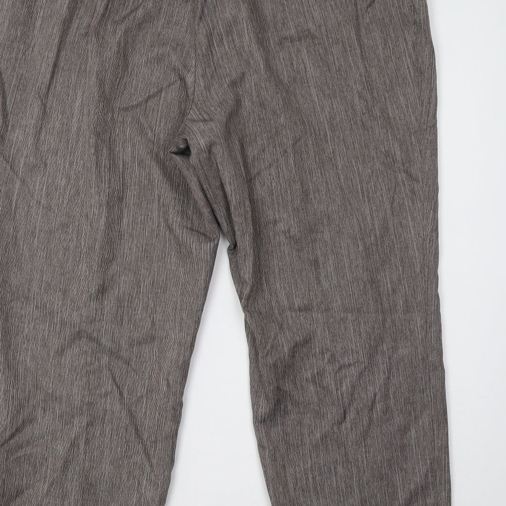 Marks and Spencer Womens Brown   Trousers  Size 18 L27 in