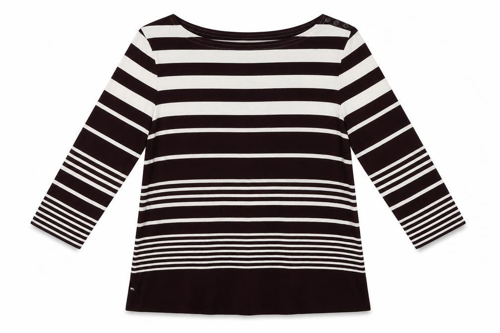 Debenhams Womens Purple Striped  Pullover Sweatshirt Size 14