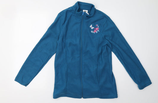 alisson vallee Womens Blue   Pullover Sweatshirt Size S