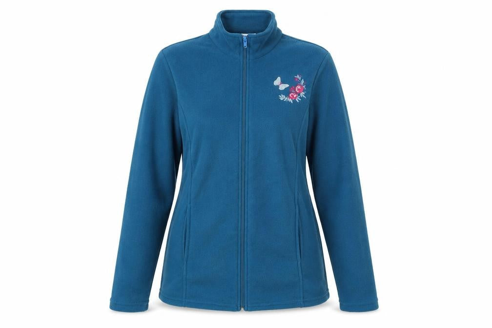alisson vallee Womens Blue   Pullover Sweatshirt Size S
