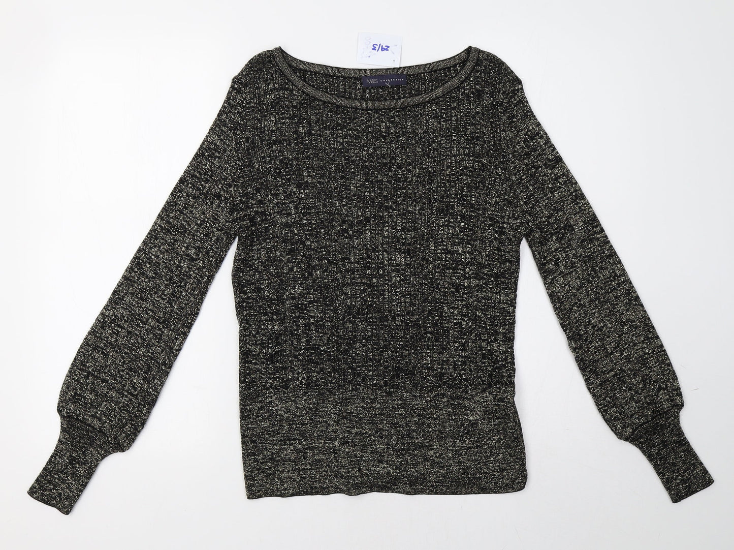 Marks and Spencer Womens Gold   Pullover Sweatshirt Size M