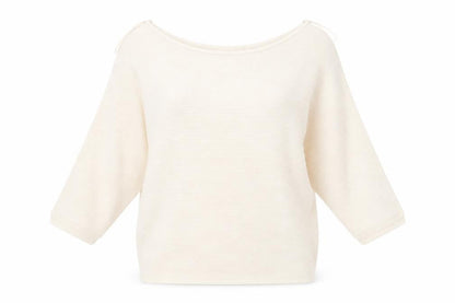 George Womens White   Pullover Sweatshirt Size S
