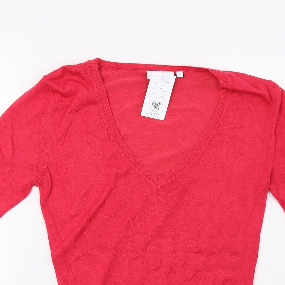 newlook Womens Pink   Pullover Sweatshirt Size 10