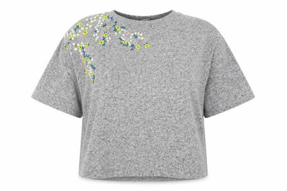 H&M Womens Grey   Pullover Sweatshirt Size L
