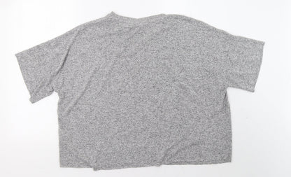 H&M Womens Grey   Pullover Sweatshirt Size L