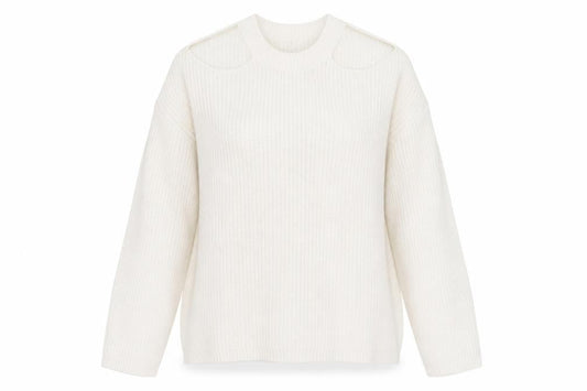 New Look Womens White   Pullover Sweatshirt Size S