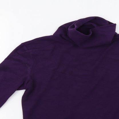 ESMARA Womens Purple   Pullover Sweatshirt Size S