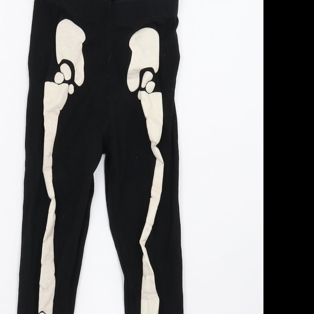 George Girls Black    Trousers Size 7-8 Years