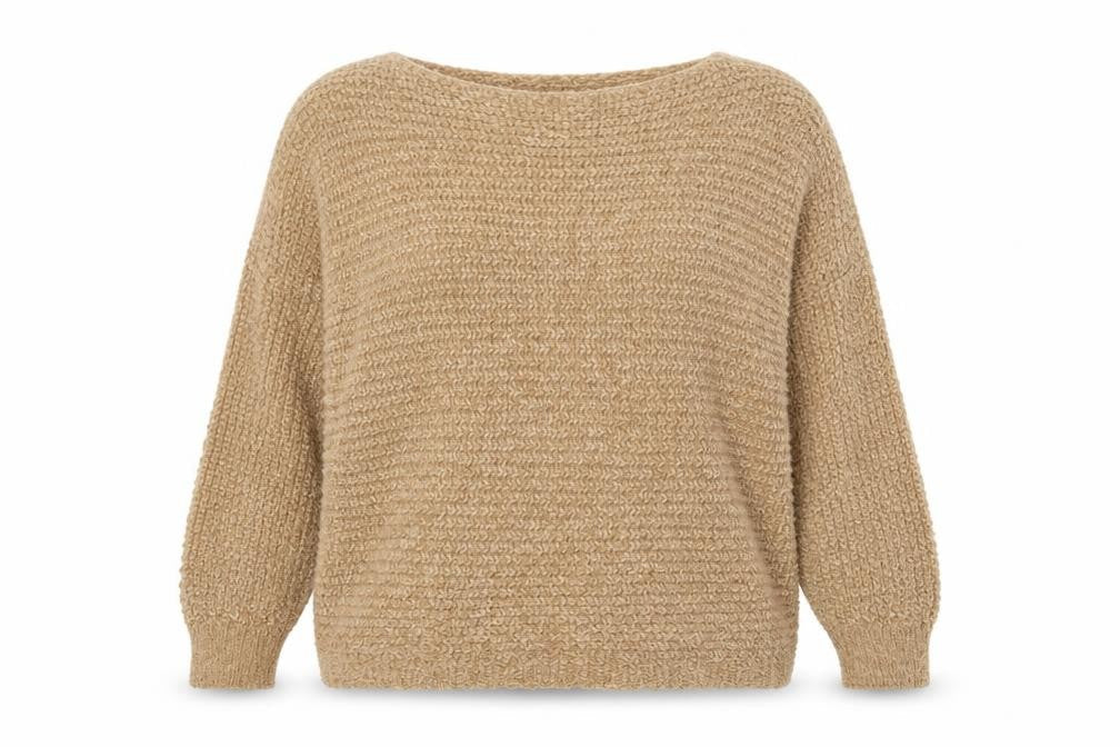 Preworn Womens Brown  Knit Pullover Sweatshirt Size 16