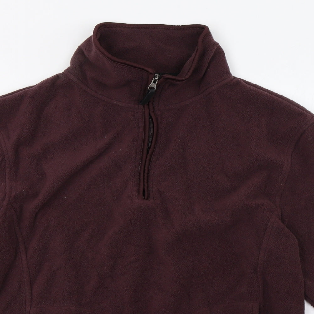 Cedar Wood State Womens Purple   Pullover Sweatshirt Size M