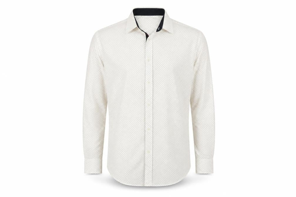 Zara Mens White    Button-Up Size L