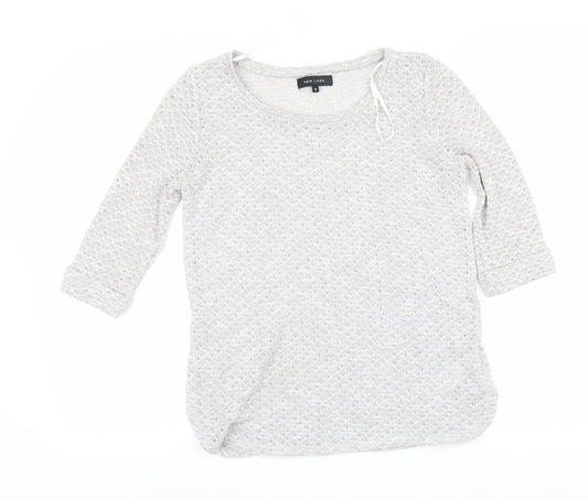 New Look Womens Grey   Pullover Jumper Size 8