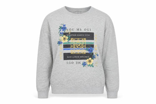 New Look Womens Grey   Pullover Sweatshirt Size 8
